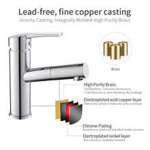 Carica l&#39;immagine nel visualizzatore di Gallery, HOMELODY Miscelatore Lavabo con Doccetta Estraibile Rubinetto per... - Ilgrandebazar