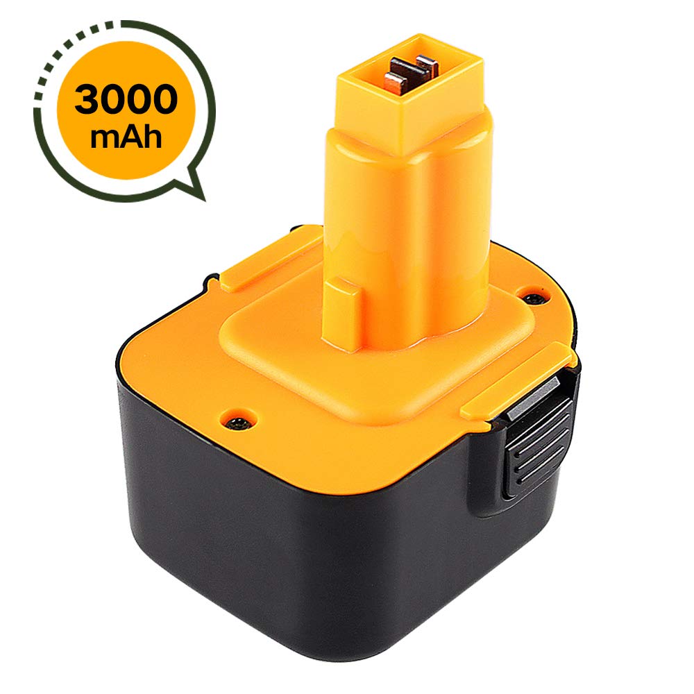 DE9071 3000mAh Ni-MH Sostitutiva per Dewalt 12V Batteria DC9071 DE9074 - Ilgrandebazar