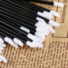 Carica l&#39;immagine nel visualizzatore di Gallery, NUOLUX - Pennelli per labbra e trucchi lucidi, usa e getta, 150 pezzi, Nero