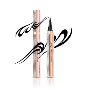 Diamond eyeliner Eyeliner Pen Waterproof Black Precision Micro Eye Liner nero - Ilgrandebazar