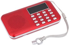 Carica l&#39;immagine nel visualizzatore di Gallery, docooler Radio Altoparlanti Portatili Radio Portabile con Display LCD Supporto Lettore U Disco e Micro SD Card AUX MP3 Support USB Drive TF Card AUX-in Earphone-out