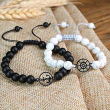 Carica l&#39;immagine nel visualizzatore di Gallery, COAI Coppia di Bracciali della Distanza per Lui e Lei in Onice Alite