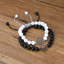 Carica l&#39;immagine nel visualizzatore di Gallery, COAI Coppia di Bracciali della Distanza per Lui e Lei in Onice Alite