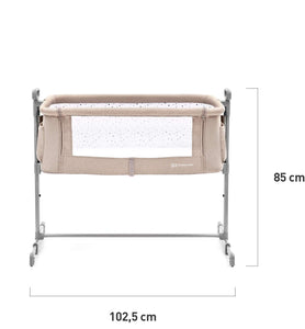 Kinderkraft Culla da Affiancare NESTE, Lettino Co-Sleeping, Regolabile Grigio - Ilgrandebazar