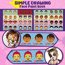 Carica l&#39;immagine nel visualizzatore di Gallery, Jojoin Colori Trucco Viso Bambini, 16 Colori Body Painting Tavolozza con 4 Grandi Colori di Base, Split Cake Face Paint, 94 Gemma, Non Tossico - Base d&#39;acqua - Kit Trucco Carnevale di Halloween