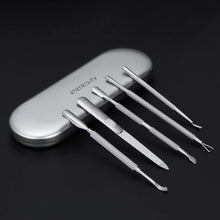 Carica l&#39;immagine nel visualizzatore di Gallery, ETEREAUTY Spingi Cuticole 5 Pezzi in Acciaio Inox Cuticole Unghie Rimuovi per Rimuovere Pelle Morta, Nail Art, Pedicure e Manicure