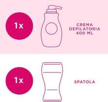 Carica l&#39;immagine nel visualizzatore di Gallery, Veet Silk &amp; Fresh Technology Crema Depilatoria Pelli Sensibili, 400 ml