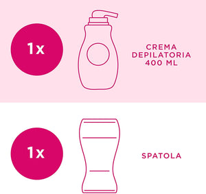 Veet Silk & Fresh Technology Crema Depilatoria Pelli Sensibili, 400 ml