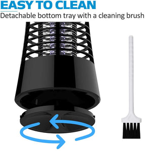 Qomolo Lampada Antizanzare Luce Antizanzare Zanzariera Elettrica Cattura Zanzare Efficiente Lampada Zanzare con Luce UV la Cattura di Piccoli Insetti Zanzara per Casa Ufficio Cucina