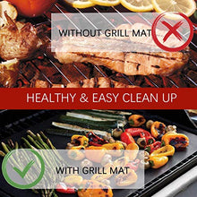 Carica l&#39;immagine nel visualizzatore di Gallery, Winzwon Tappetini Barbecue, BBQ Griglia Tappetini, Stuoie Barbecue...