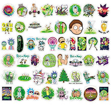 Carica l'immagine nel visualizzatore di Gallery, Pack di adesivi (100 pezzi) Rick and Morty Adesivi per bottiglie d'acqua...