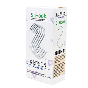 KEESIN S a forma di metallo rivestito con gancio in acciaio INOX Piccolo - Ilgrandebazar