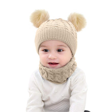 Carica l&#39;immagine nel visualizzatore di Gallery, Borlai - Set invernale comprensivo di sciarpa scaldacollo e berretto con... - Ilgrandebazar