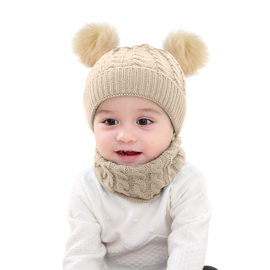 Borlai - Set invernale comprensivo di sciarpa scaldacollo e berretto con... - Ilgrandebazar