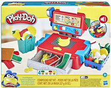 Carica l'immagine nel visualizzatore di Gallery, Hasbro Play-Doh - Il Registratore di Cassa Playset con Suoni Divertenti, Accessori e 4 Colori di Pasta da Modellare