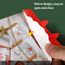 Carica l&#39;immagine nel visualizzatore di Gallery, SPECOOL 20 Pezzi Sacchetti Regalo di Carta Natalizia Sacchetti Regalo per Bambini in 4 Disegni con DIY Pen + Adesivi con Tag Regalo di Natale per bomboniere Natalizie (Pupazzo di Neve di Natale)