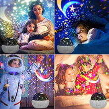 Carica l'immagine nel visualizzatore di Gallery, KKTICK Stelle Lampada, Proiettore Luce Notturna per Bambini con 4... - Ilgrandebazar