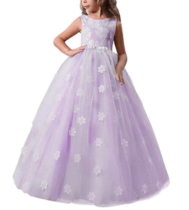 TTYAOVO Ragazze Spettacolo della Principessa Fiore Dress Bambini Prom Puffy... - Ilgrandebazar