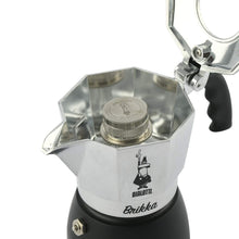 Carica l&#39;immagine nel visualizzatore di Gallery, Bialetti New Brikka 2Tz Moka Brikka, 2 Tazze, Acciaio Nero - Ilgrandebazar