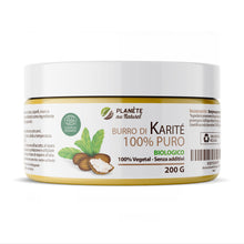 Carica l&#39;immagine nel visualizzatore di Gallery, Burro di Karité Biologico - 400g - 100% Puro e Non Raffinato - Naturale e 100% Vegetale - Spremuto a freddo - Tutti i tipi di pelle - Planète au Naturel