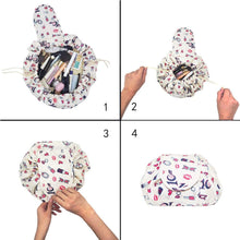 Carica l'immagine nel visualizzatore di Gallery, Borsa per il trucco con coulisse pigra Borsa per cosmetici da viaggio grande portatile Borsa per il trucco da viaggio Borsa per l'immagazzinaggio per le donne Ragazza (rossetto) Lipstick