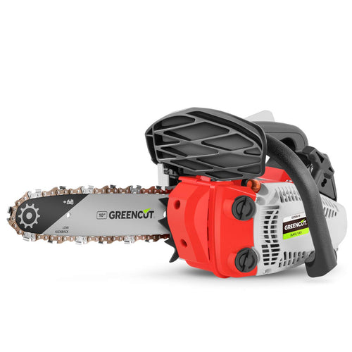 Greencut GS2500 Motosega a Scoppio Benzina 25,4cc-1,4cv-Spada 25 cc, Grigio - Ilgrandebazar