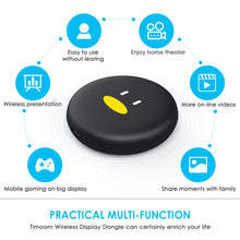 Carica l&#39;immagine nel visualizzatore di Gallery, Chromecast, WiFi Display Dongle 4K 1080P HDMI 5G/2.4G Mini nero - Ilgrandebazar
