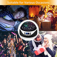 Carica l&#39;immagine nel visualizzatore di Gallery, Shayson Lampada Proiettore Stelle Luce Notturna LED di...