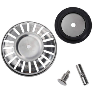 Anpro Tappo filtro lavello cucina in acciaio inox 304 78mm - Ilgrandebazar