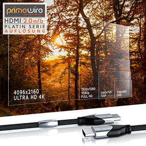 Primewire - 1,5m Cavo HDMI HDR Platinum Series - 4K 60Hz - S k y Q - HLG