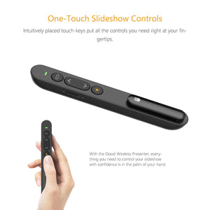 Puntatore, Doosl Presentatore Wireless per Presentazioni Powerpoint, Nero