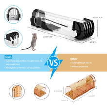 Carica l&#39;immagine nel visualizzatore di Gallery, Awroutdoor 2 Pezzi 2 Pièces Due clip per mouse riutilizzabili, 2PCS* nero - Ilgrandebazar