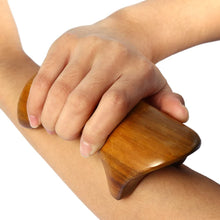Carica l'immagine nel visualizzatore di Gallery, Legno profumato Corpo esagonale del piede Riflessologia Agopuntura Strumenti per massaggio a rullo, Digitopressione Raschiatura attiva