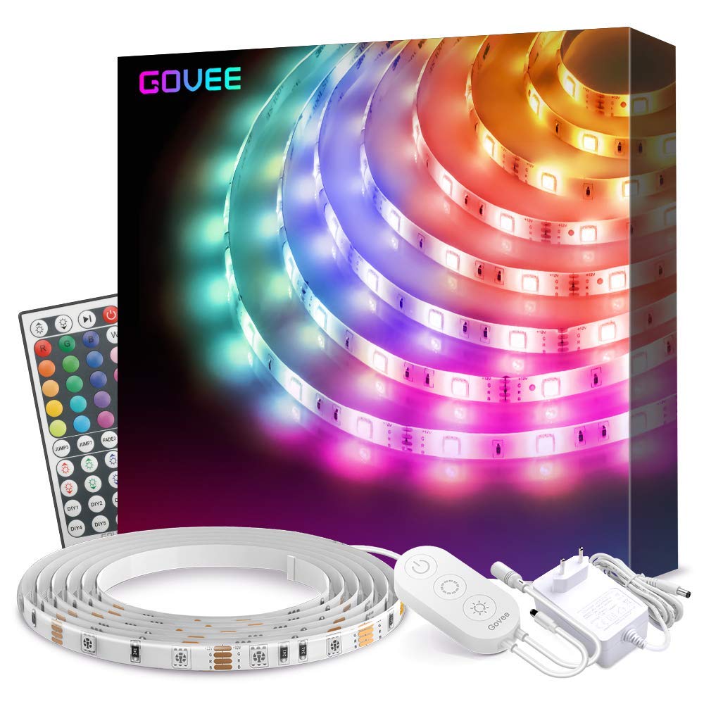 Striscia LED Govee 5M Aggiornata Impermeabile RGB SMD 5050, Luci 5M, Rgb