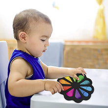 Carica l'immagine nel visualizzatore di Gallery, Pop - it, Pop - it Gigante Antistress Bambino Fidget Toys, Giocattolo Da Spremere Sensoriale in Silicone Antistress per Calmare e Migliorare la Concentrazione Nero