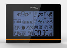 Carica l&#39;immagine nel visualizzatore di Gallery, Technoline WS 6750 - Stazione meteorologica, nero con batterie - Ilgrandebazar