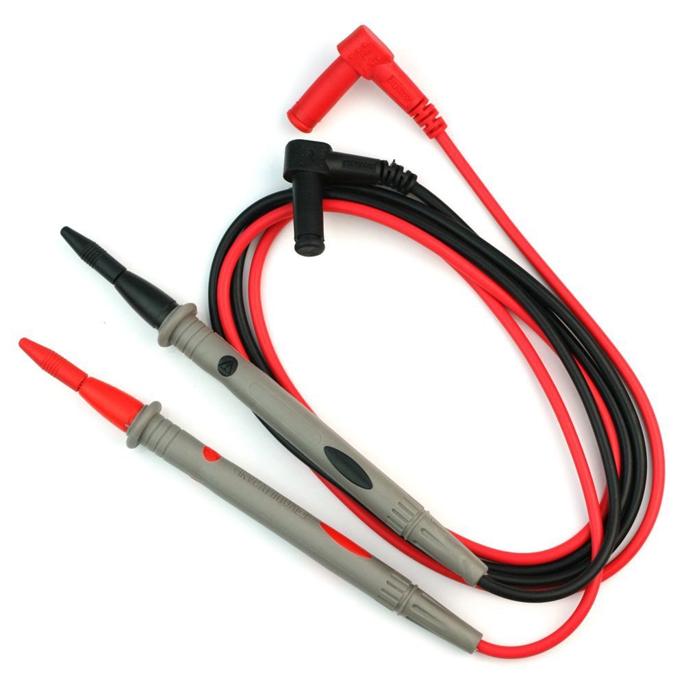 ROSENICE 2pcs Multimetro Elettronico Tester Misuratore Rosso, nero, grigio - Ilgrandebazar