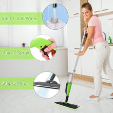 Carica l&#39;immagine nel visualizzatore di Gallery, Tencoz Spray Mop, Lavapavimenti a Spruzzo Scopa Autopulente, Mocio in Verde - Ilgrandebazar