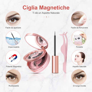 Ciglia Magnetiche, eroaddict finte 3D naturali con 5 eyeliner... - Ilgrandebazar