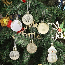 Carica l'immagine nel visualizzatore di Gallery, NINGESHOP Palline di Natale 70pz Decorazioni Albero di Natale,Palline per Albero di Natale addobbi Natalizi in Argento e Bianca,Palline Albero di Natale,Regalo Natale Decorazioni Natalizie per la Casa