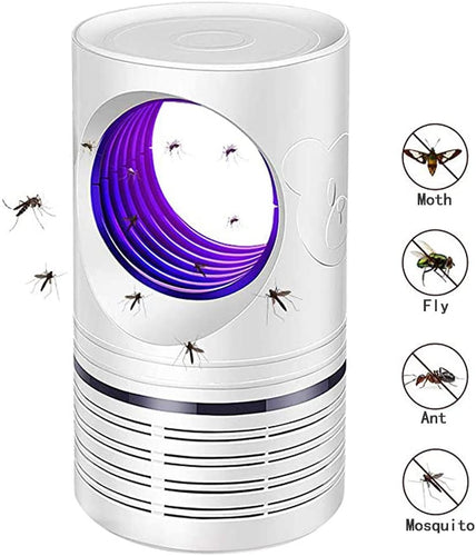 Bcamelys Lampada Antizanzare, Zanzariera Elettrica 5w Anti Zanzare USB con Luce UV Lampada Antizanzare Elettrico Trappola per Esterno Interno Giardino Campeggio per Contrastare Zanzare, Mosche