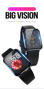 jpantech Smartwatch Donna Uomo Orologio Fitness Impermeabile IP68 GPS Nero - Ilgrandebazar