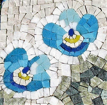 Carica l&#39;immagine nel visualizzatore di Gallery, Occhi della Madonna (Non ti Scordar di me) Fiore - kit mosaico d&#39;Arte 14x14... - Ilgrandebazar