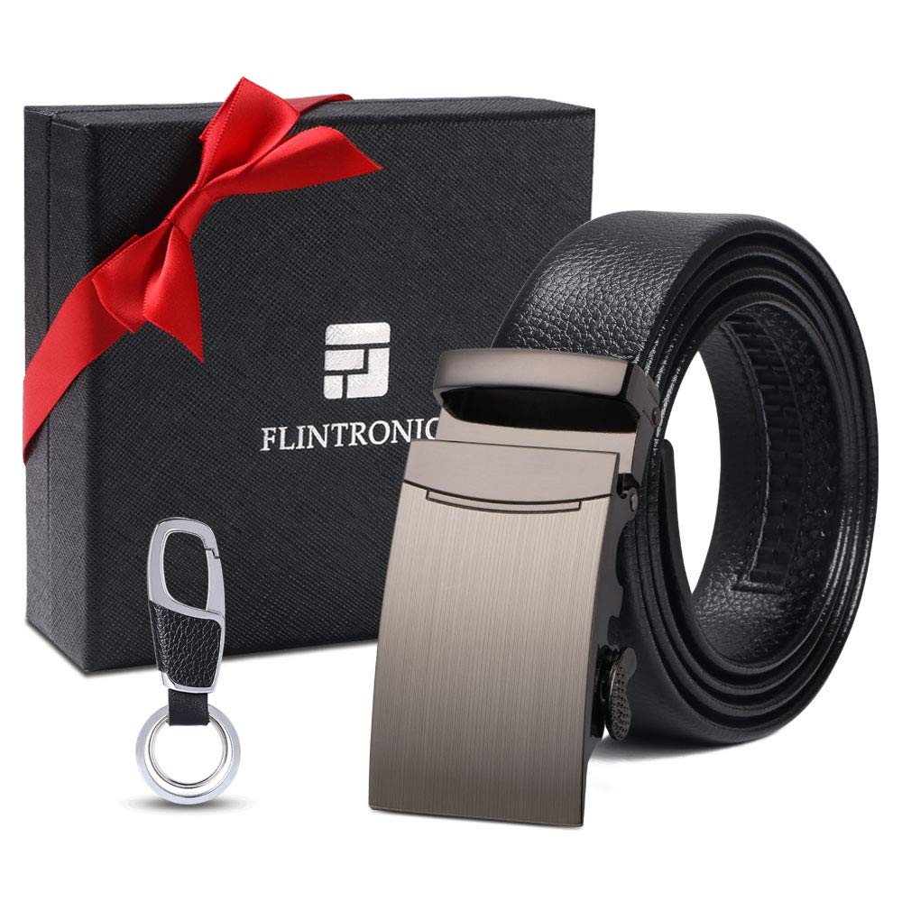 flintronic Cintura da Uomo in Pelle con Fibbia Automatica, Moda a... - Ilgrandebazar