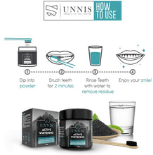 Carica l&#39;immagine nel visualizzatore di Gallery, Carbone Attivo Sbiancante Denti Professionale Dentifricio Carbone Attivo Denti Sbiancante Per Denti Sbiancamento Dentale Polvere Sbiancante Dental Care Charcoal Teeth Whitening Powder Sbiancare Dent