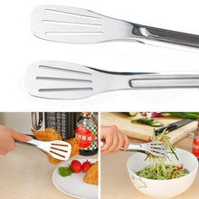Carica l&#39;immagine nel visualizzatore di Gallery, Pinze da cucina in acciaio INOX, 3 pezzi - 23,9 cm 9.45 pollici, Argento