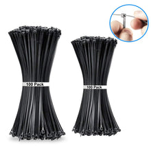 Carica l&#39;immagine nel visualizzatore di Gallery, Aival Fermacavi, 200 Fascette Zip in Nylon Avvolgenti Due Lunghezze 200...