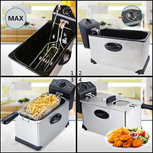 Carica l&#39;immagine nel visualizzatore di Gallery, Aigostar Friggitrice 2200Watts, Capacità 3 Litri con 30HEZ, Con Finestra - Ilgrandebazar
