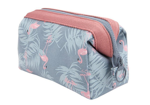 WayOuter Pochette Cosmetici Borsa Beauty Case Trousse Make up Flamingo - Ilgrandebazar