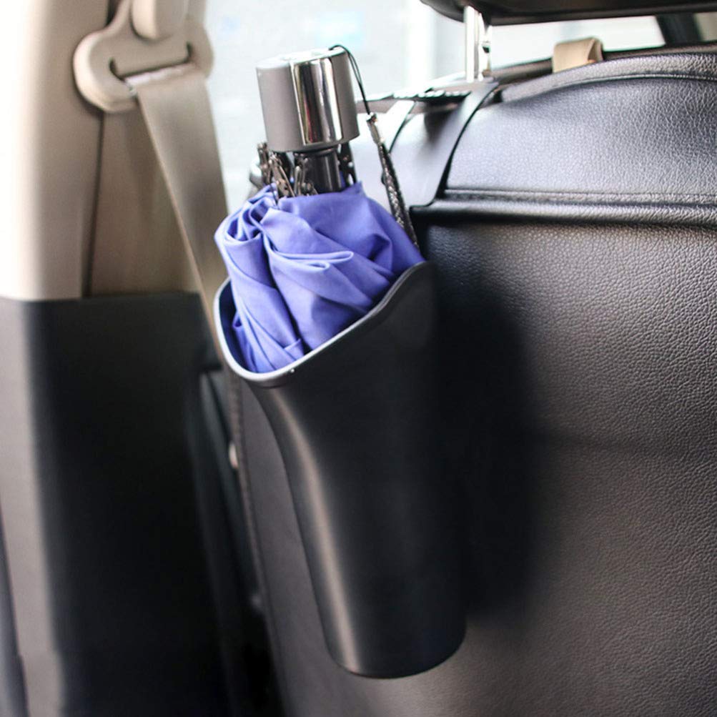 Maciun Portaombrelli Bagnato per Auto | Supporto Multifunzione per ombrellone Auto, pattumiera per Camion, Cestino per rifiuti con Gancio per poggiatesta del seggiolino Auto, Adatto per SUV, Sedile Maciun Portaombrelli Bagnato per Auto | Supporto Multifunzione per ombrellone Auto, pattumiera per Camion, Cestino per rifiuti con Gancio per poggiatesta del seggiolino Auto, Adatto per SUV, Sedile